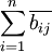 sum_{i=1}^n overline{b_{ij}}