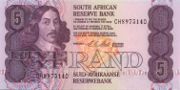 南非兰特1990年版5面值——正面
