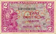 德国马克1948年版2马克-正面