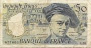 法国法郎1989年版50法郎——正面