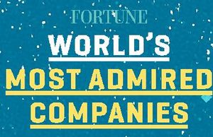 2017年《财富》全球最受赞赏50家公司