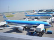 KLM aircraft at Schiphol Airport