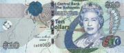 巴哈马元2005年版10 Dollars面值——正面
