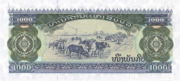 老挝基普1996年版1000面值——反面