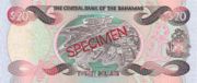 巴哈马元1997年版20 Dollars面值——反面