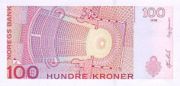 挪威克朗1998年版100克朗——反面