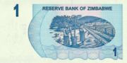 津巴布韦元2006年版1 Dollar面值——反面