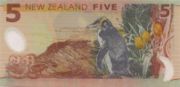 新西兰元2004年版5面值——反面