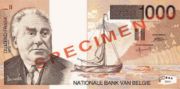 比利时法郎1997年版1000法郎