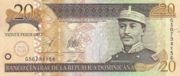 多米尼加比索2003年版20 Pesos Oro面值——正面