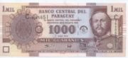 巴拉圭瓜拉尼1000面值——正面