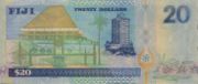 斐济元2002年版20 Dollars面值——反面