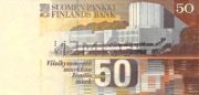 芬兰货币50马克——反面
