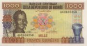 几内亚法郎1985年版面值 1000 Francs——正面