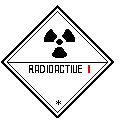 放射性物品（第I级）UN Transport symbol for radioactive substances, Category I