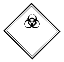 感染性物品UN Transport symbol for infectious substances