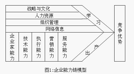 企业能力链模型