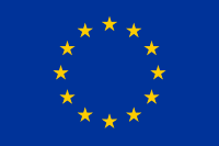 马歇尔计划被认为有力地促进了欧洲的一体化进程，图为欧洲联盟的旗帜