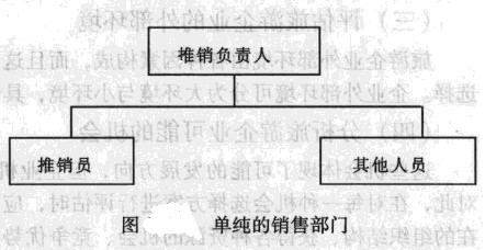 旅游市场营销组织—单纯的销售部门