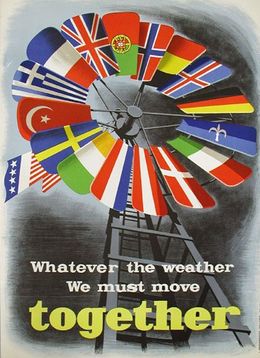 欧洲众多宣传马歇尔计划的海报中的一幅。