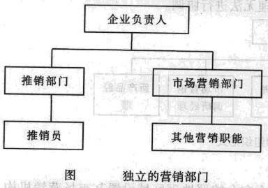 旅游市场营销组织—独立的营销部门