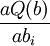 {aQ(b)\over ab_i}