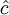 \hat c