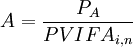 A=\frac{P_A}{PVIFA_{i,n}}