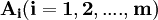 \mathbf{A_i(i=1,2,....,m)}