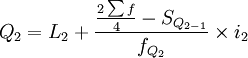 Q_2=L_2+\frac{\frac{2\sum f}{4}-S_{Q_{2-1}}}{f_{Q_2}}\times i_2