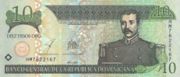 多米尼加比索2003年版10 Pesos Oro面值——正面