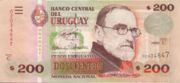 乌拉圭新比索2006年版200面值——正面