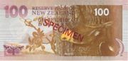 新西兰元1992年版100面值——反面