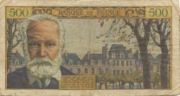 法国法郎1954年版500法郎——反面