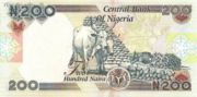 尼日利亚奈拉2005年版面值200 Naira——反面