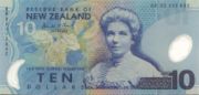 新西兰元2002年版10面值——正面