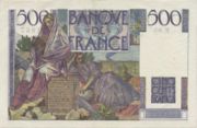 法国法郎1946年版500法郎——反面