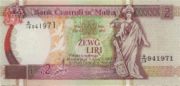 马耳他镑1994年版2镑面值——正面