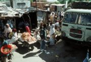 索马里的市场，1992年。当时正值索马里内战。
