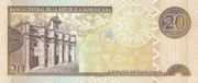 多米尼加比索2003年版20 Pesos Oro面值——反面
