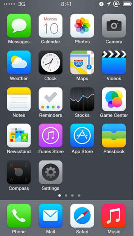 iOS 7：扁平化的界面设计