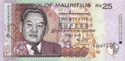 毛里求斯卢比2003年版25 Rupees面值——正面