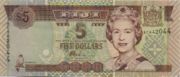 斐济元2002年版5 Dollars面值——正面