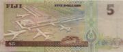 斐济元2002年版5 Dollars面值——反面