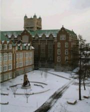 Concordia's Loyola Campus in the winter