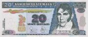 危地马拉格查尔2003年版面值20 Quetzales——正面