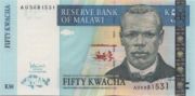 马拉维克瓦查2005年版面值50 Kwacha——正面