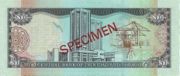 特立尼达多巴哥元2002年版10 Dollars面值——反面