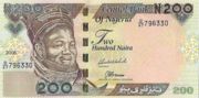 尼日利亚奈拉2005年版面值200 Naira——正面