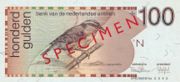 荷属安的列斯盾1986年版100 Gulden面值——正面